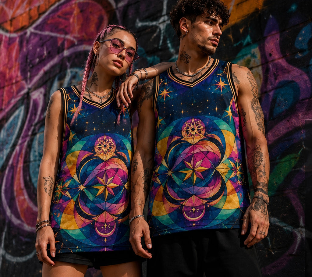 639Hz Soul Mate Recycled unisex basketball jersey