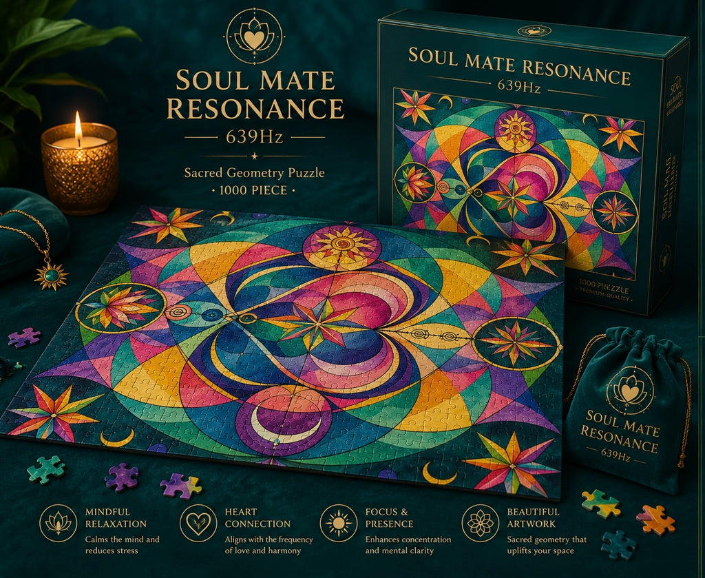 639Hz Soul Mate Puzzle with tin