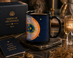 Vision of Abundance Black Glossy Mug