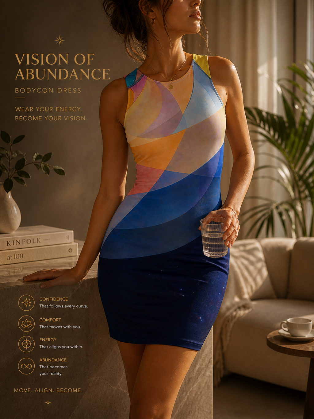 Vision of Abundance Bodycon dress