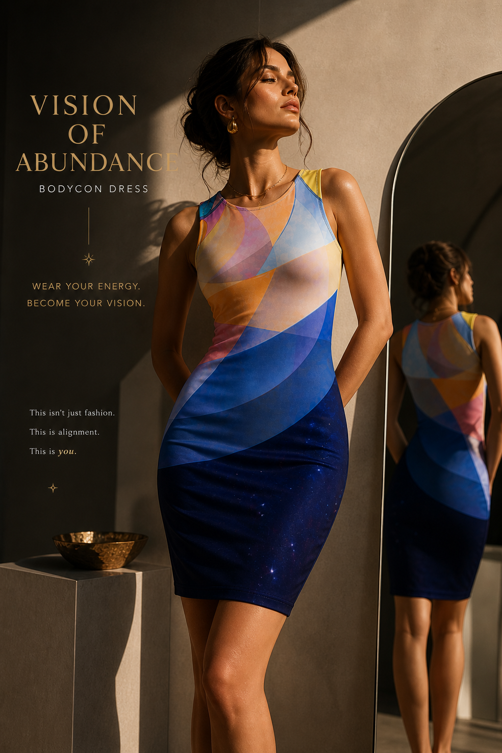 Vision of Abundance Bodycon dress