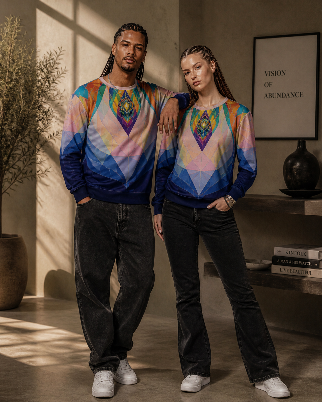 Vision of Abundance Unisex cotton sweatshirt