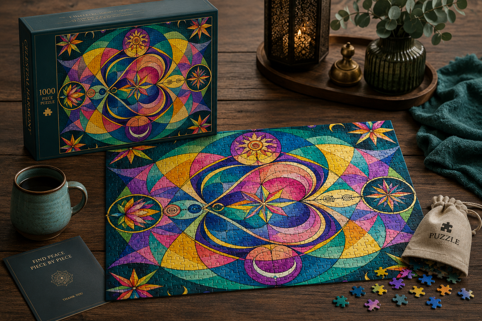 639Hz Soul Mate Puzzle with tin