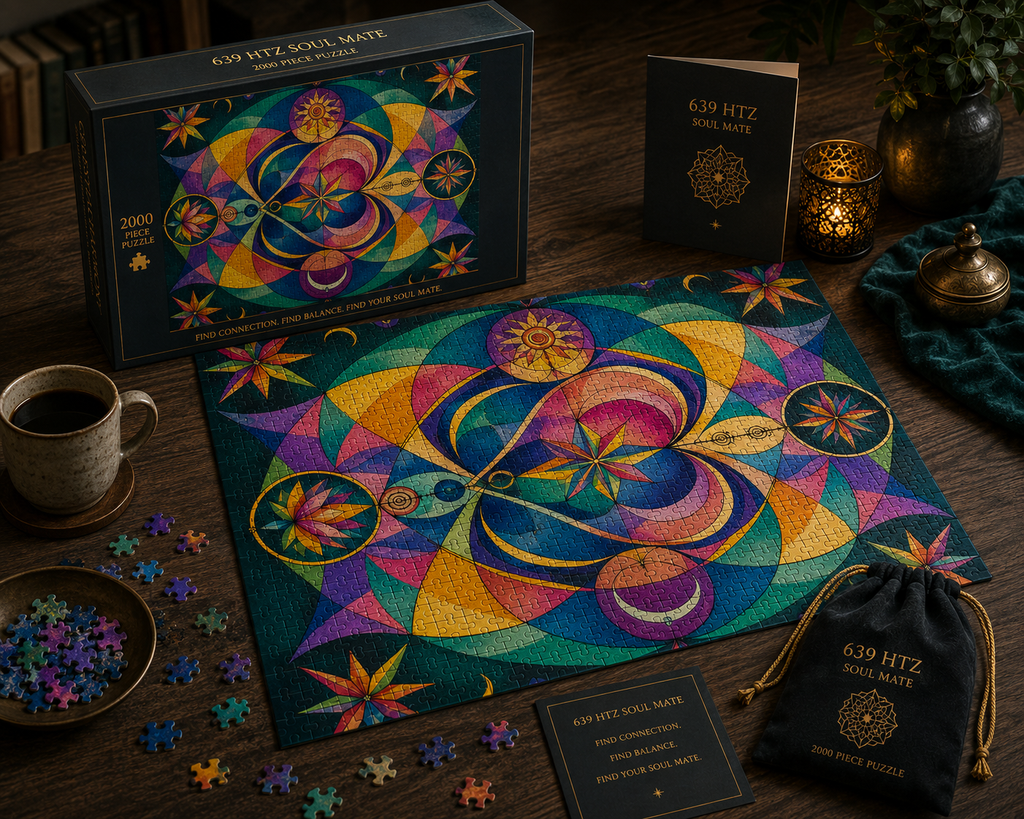 639Hz Soul Mate Puzzle with tin