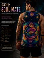 639Hz Soul Mate Recycled unisex basketball jersey