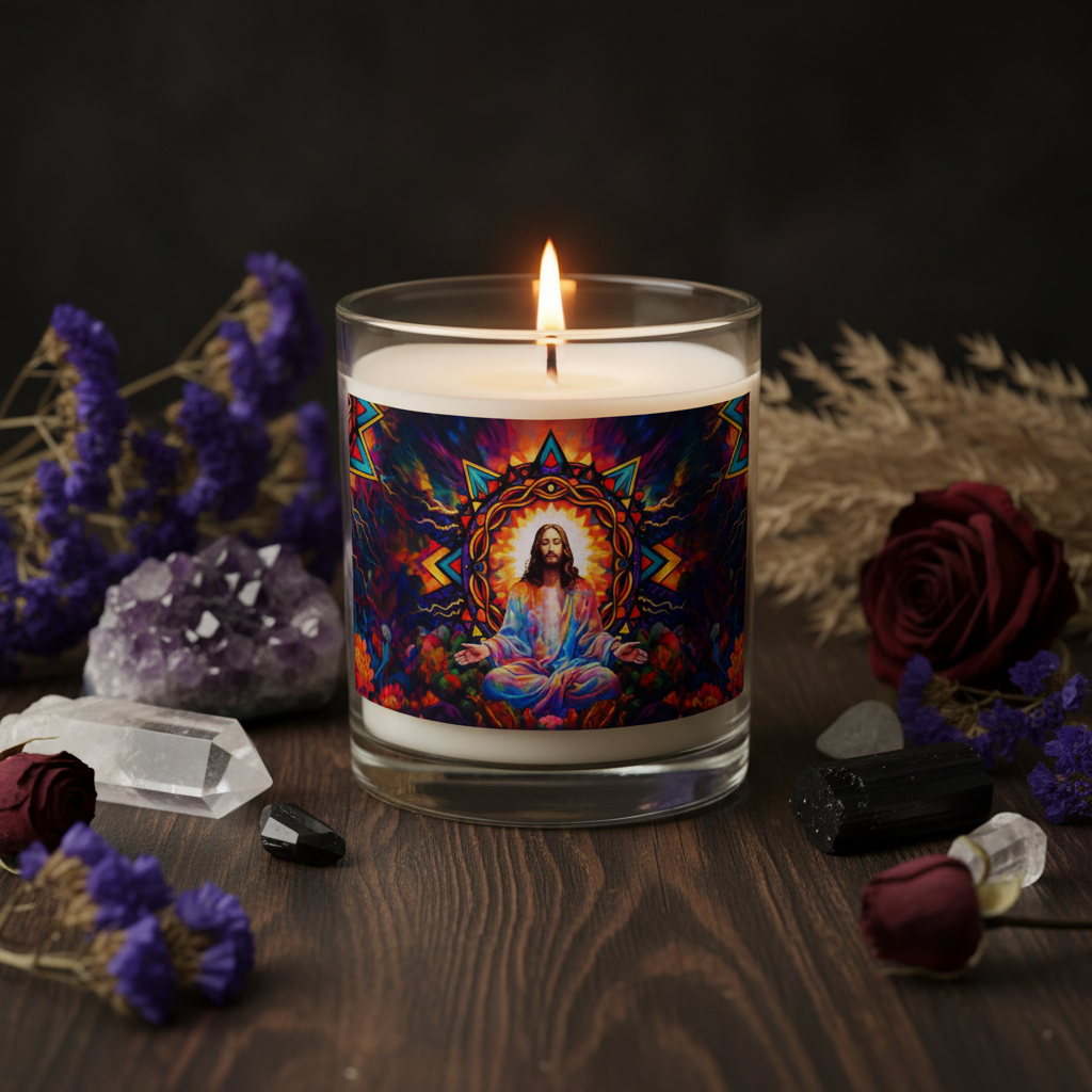 Intuition Glass jar soy wax candle