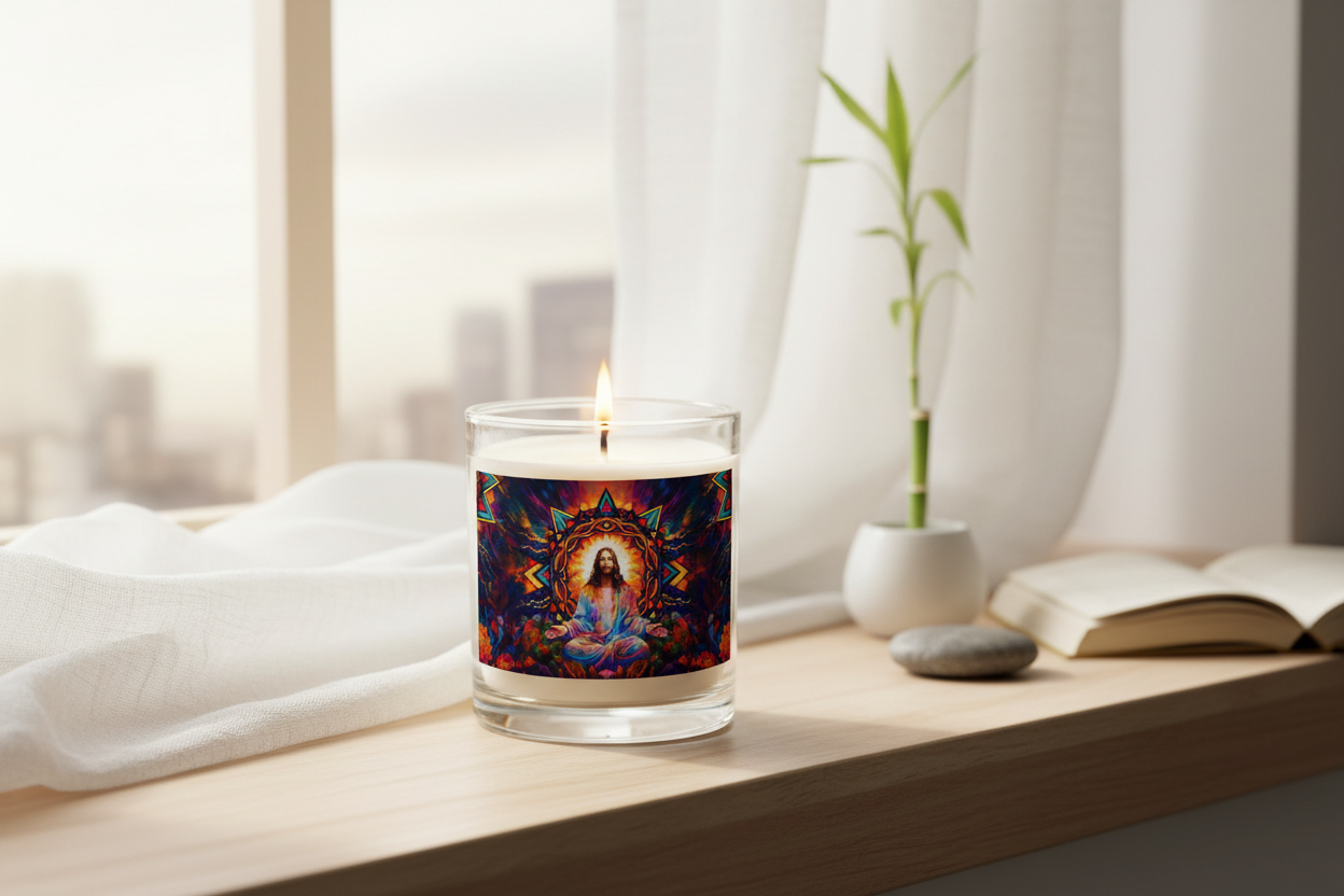 Intuition Glass jar soy wax candle